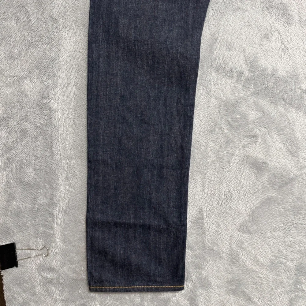 Gap Jeans Mens 36x34 Dark Indigo 1969 Kaihara Japanese Selvedge Slim Button Fly